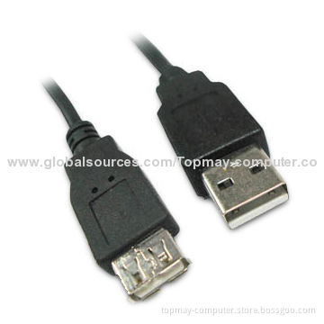 USB A to Mini 4-pin Cable with 1.8m Length, OEM and ODM Orders Welcomed